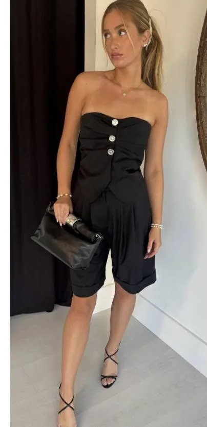 Womenswear look illustrating private label production through Friday Agency